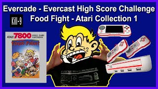Evercade Effect - Evercast High Score Challenge - Food Fight - Atari 7800 - Atari Collection 1