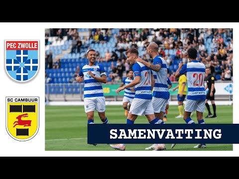 Samenvatting PEC Zwolle - SC Cambuur | Oefenduel