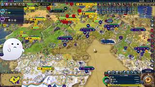 まったりCIV6神　負けたら終わり#3-2