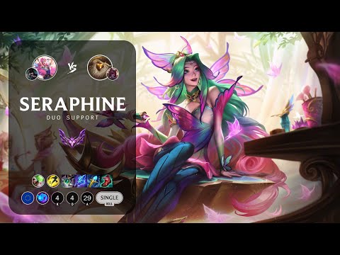 Seraphine Support vs Bard - EUW Master Patch 13.9