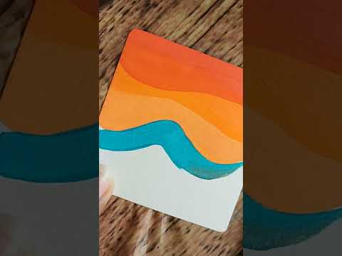 Easy satisfying 🎨 painting |mini painting #71 #acrylic painting step by step for beginners #art