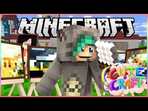 THE BEST ART ON THE SERVER! - CuteCraft Minecraft SMP - Ep.34