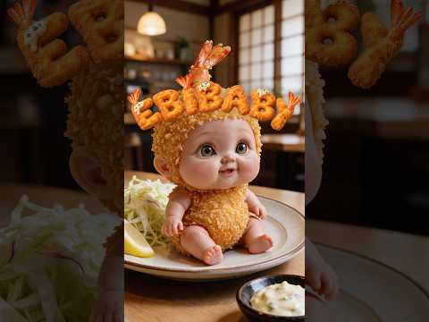 🍤✨ EbiBaby’s Crispy Japanese Ebi Fry ASMR Moment