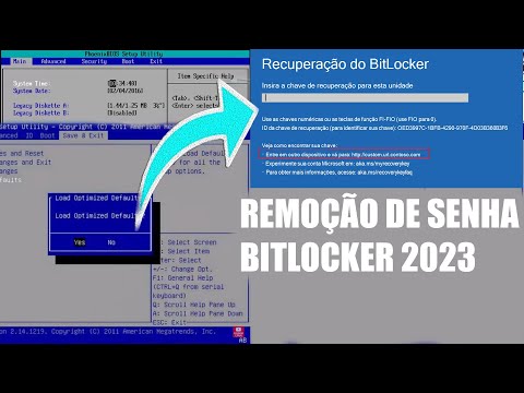 Como Remover a Senha BITLOCKER do HD e Qualquer Aparelho PC Notebook 2023
