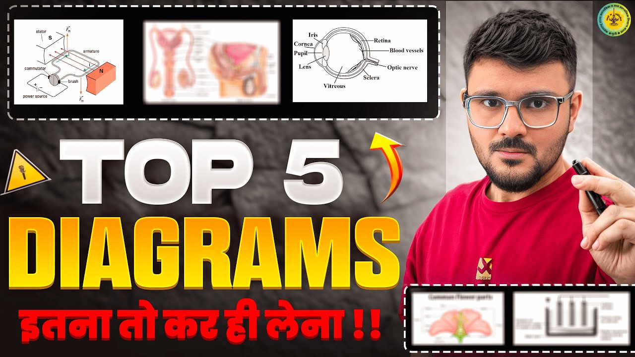 Class 10 Science TOP 5 DIAGRAMS 🔥 Maharashtra Board | Itna Toh Kar Hi Lena!