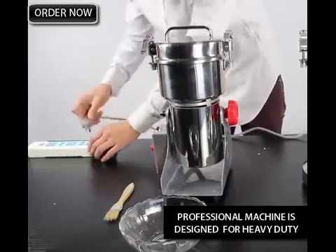 Grain Grinder Mill Stainless Steel Electric Machine | Flour  Herb Spice Pepper Coffee , Pulverizer