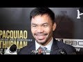 MANNY PACQUIAO "MAYWEATHER WILL BE SCARED" OF REMATCH IF HE BEATS KEITH THURMAN