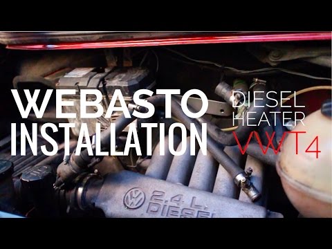 INSTALL WEBASTO ON VW T4 - INSTALLARE WEBASTO SU TRANSPORTER T4