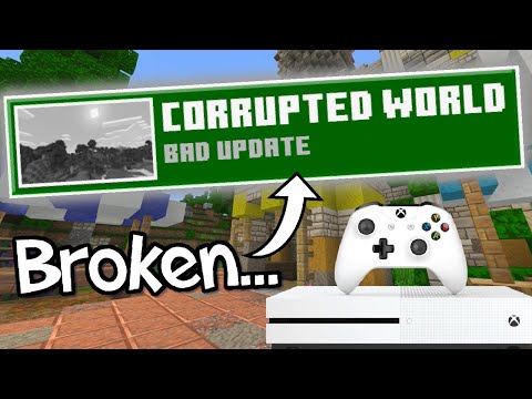 MINECRAFT ON XBOX IS COMPLETELY BROKEN! Corrupted Worlds, New Chat, Issues Updating, and More
