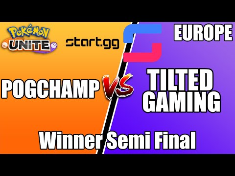 Pogchamp vs Tilted Gaming - EU $2000 StartGG WB Semi Final Pokemon Unite Tournament