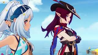 геншин   летний эвент с беней