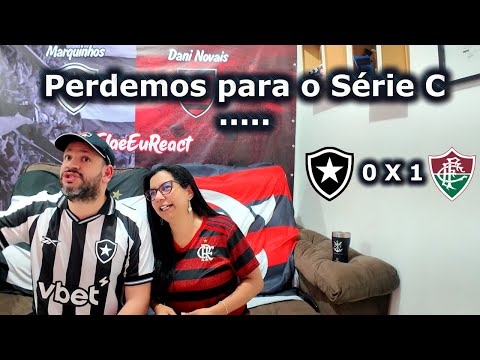 React to Botafogo 0X1 Fluminense, a game with mixed teams and lots of rain, Fluminense wins the C...