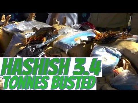Pakistan : Authorities seize three tonnes of hashish