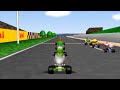 Mario Kart 64 Extra Mushroom Cup Yoshi Gameplay