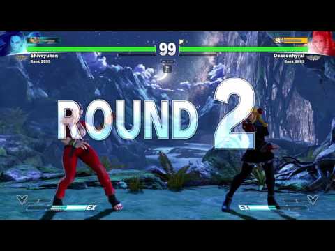STREET FIGHTER V Deaconhyral ( Karin ) vs Shivryuken ( Laura ) 2