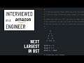 Technical interview with an Amazon engineer Technical interview with an Amazon engineer