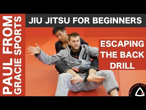 How To Escape Back Mount Position In BJJ: Gracie Jiu Jitsu For Beginners