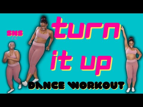 TURN IT UP (COE REMIX) - MIKE PARR & LEEAH | SQUATSNSPLITS FIT | DANCE CARDIO WORKOUT | NO EQUIPMENT