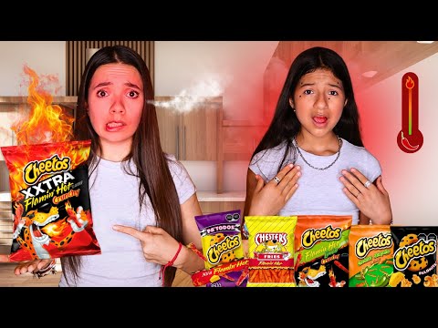 Trying all the flavors of Cheetos 🔥