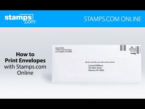 Stamps.com - How to Send a Letter, Mailing a Letter