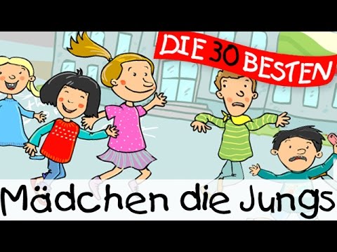 🏞️ Mädchen die Jungs - Lieder für die Schule zum Mitsingen || Kinderlieder