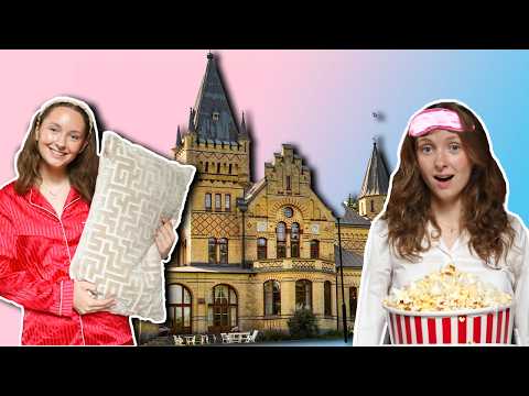 VI ÖVERNATTAR I ETT SLOTT