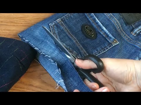 , title : 'Что сшить Из старых джинсов: новую юбку  DIY мастер-класс'