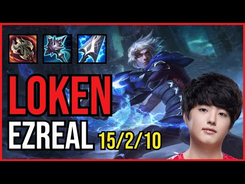 LOKEN - EZREAL - KR Grandmaster - Patch 11.4 QUADRAKILL
