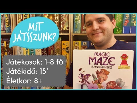 Magic Maze - Fogd és Fuss Játékbemutató - Mit Játsszunk?