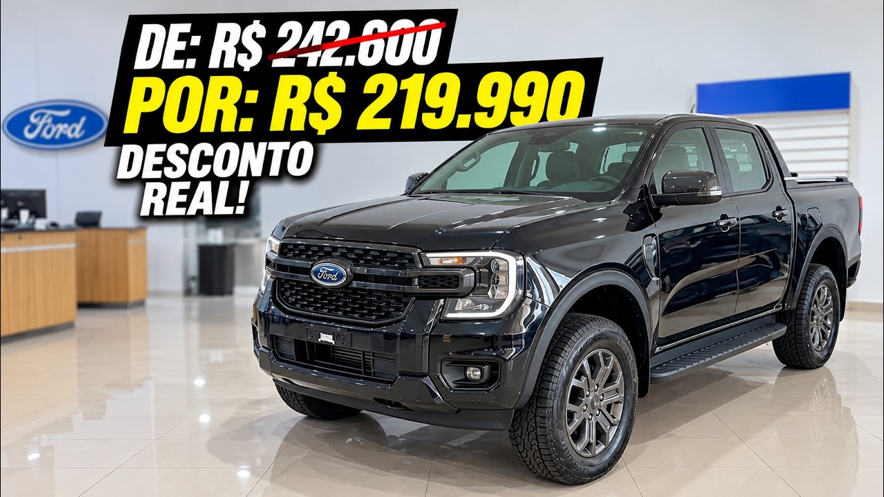 NOVA FORD RANGER BLACK 2027 - A RANGER COM TRAÇÃO TRASEIRA