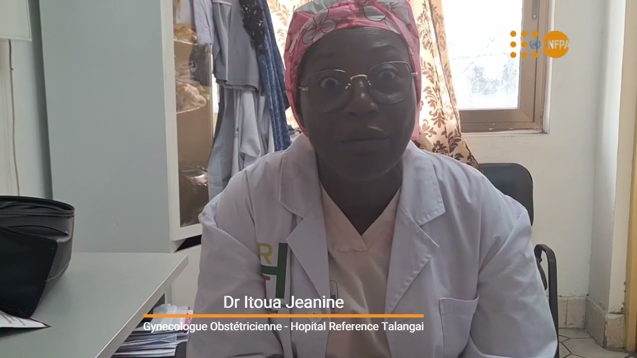 Gynecologue Obstetricienne  Itoua Jeanine à Hopital Talangai parle de la Gratuité Césarienne