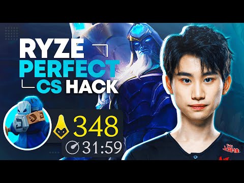 How to Always Have 10 CS Per Minute! DoinB Ryze is INSANE...
