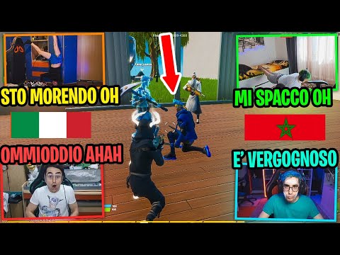 @teknoyd. CHEAT in TRUTH OR DARE ITALIANS VS MOROCCAN on FORTNITE with @Tuberanza @mon3y