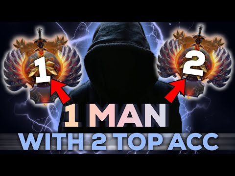 HOW IS THIS POSSIBLE?! 1 MAN NEW TOP 1 MMR AND TOP 2 RANK IN DOTA 2