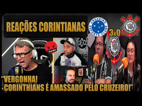 REAÇÕES dos CORINTIANOS - CRUZEIRO 3x0 CORINTHIANS - BRASILEIRÃO 2025 - VAMOS RIR DO CORINTHIANS!
