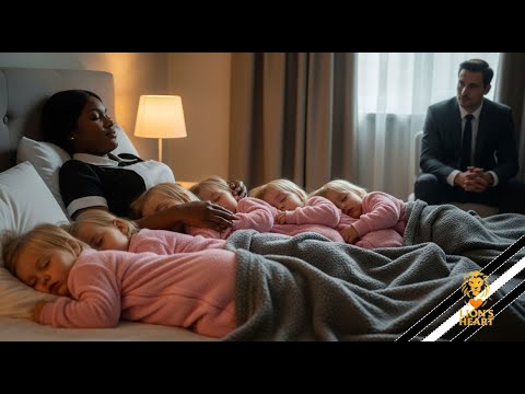 The billionaire’s six twins never slept, until the poor Black maid did something and changed it