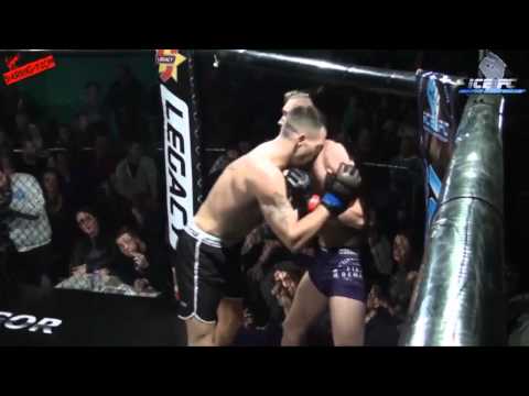 ICE FC 4 Featherweight Championship Daryl Golding vs Luke Crossland