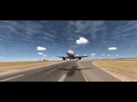 A certified cursed Ryanair A320-200 RFS sim butter landing