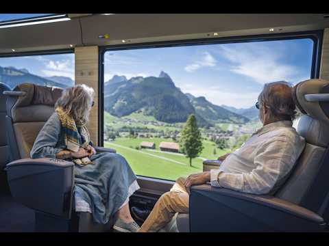 GoldenPass Express | Scenic Train from Interlaken to Montreux with Prestige Class 🇨🇭