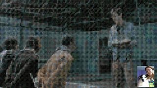 cross stitch world - the walking dead gareth