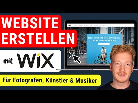 Wix Website erstellen für Fotografen, Musiker und Künstler