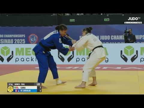Giulia CARNA VS Alya DE CARVALHO European Judo Championships U23 | Gold medal contest -57 kg