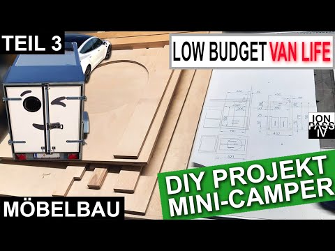 Projekt Mini Camper - TEIL 3 | DIY VanLife im Kofferanhänger–der Low Budget Wohnwagen für das E-Auto