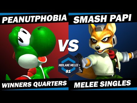 Peanutphobia vs Smash Papi - Quarter Finals | Midlane Melee 81