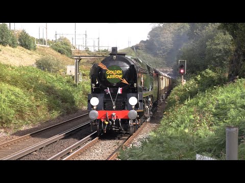 35028 Clan Line works The Golden Arrow | Belmond British Pullman - 25.09.25