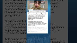 Kakak Diolok-olok Autis, Anak Menkeu Ngamuk Adakan Sayembara 10.000 USD yang Bisa Penjarakan Pelaku