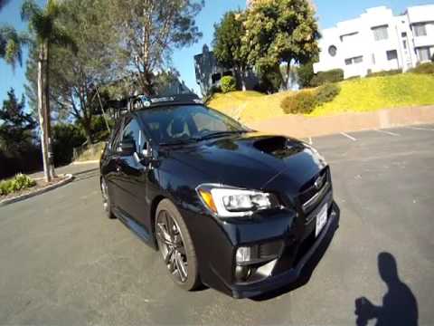 Impressions of Eibach pro kit lowering springs on a 2016 Subaru WRX