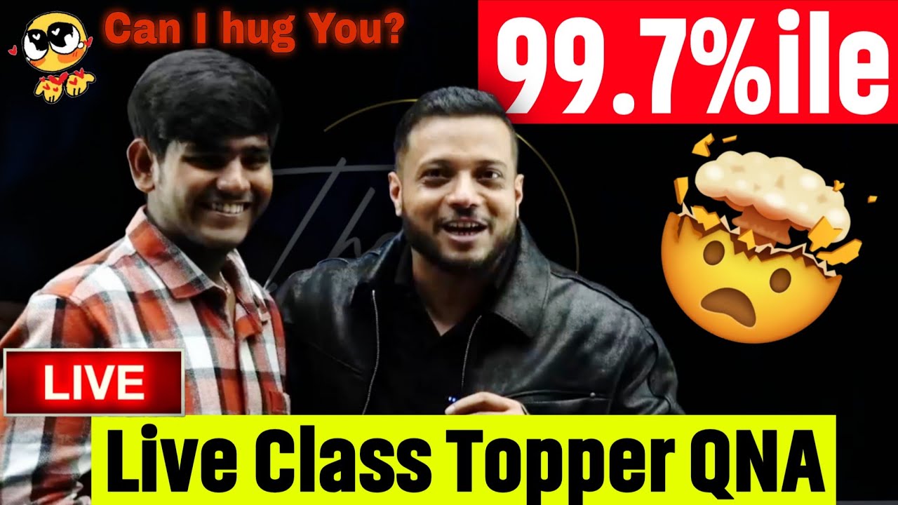 99%ile Topper Interaction In live Class| Rajwant Sir Live Class | Class Hijacked 😍|| Physics Wallah