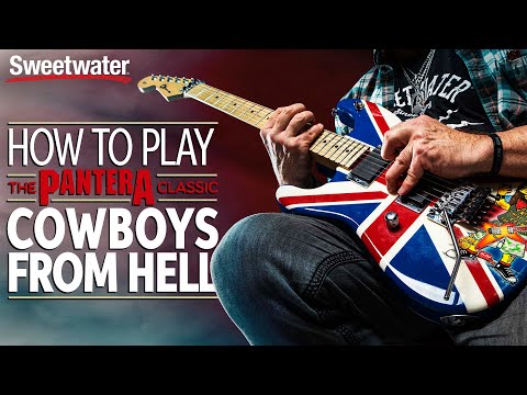 How to Play Pantera's "Cowboys From Hell" | Guitar Lesson