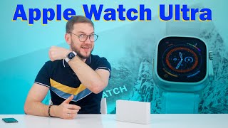 Apple Watch Ultra GPS + Cellular 49mm Titanium Case with Starlight Alpine Loop - Medium (MQF03/MQFR3/MQFC3 - відео 3